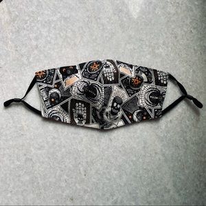 Spooky Halloween Goth Tarot Card Face Mask